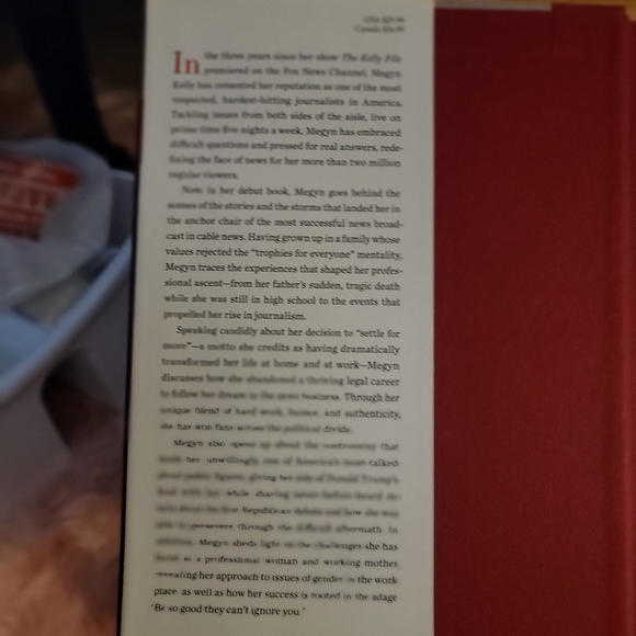 HARD COVER MEGYN KELLY "SETTLE FOR MORE" - Picture 5 of 6